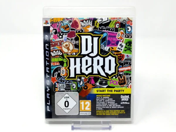 Portada de DJ Hero (EUR) (Rebajado) para PlayStation 3, edición PAL EUR, de segunda mano