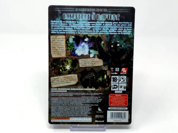 BioShock (FRA) (Steelbook) (Carátula) para XBOX 360, edición PAL Francia, de segunda mano