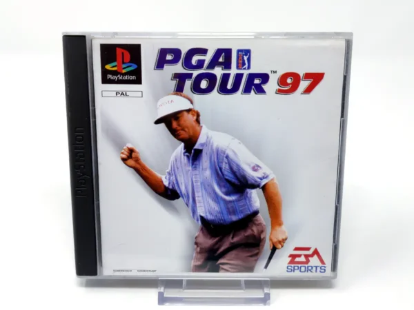 Portada de PGA Tour 97 (ESP) para PlayStation, edición PAL España, de segunda mano