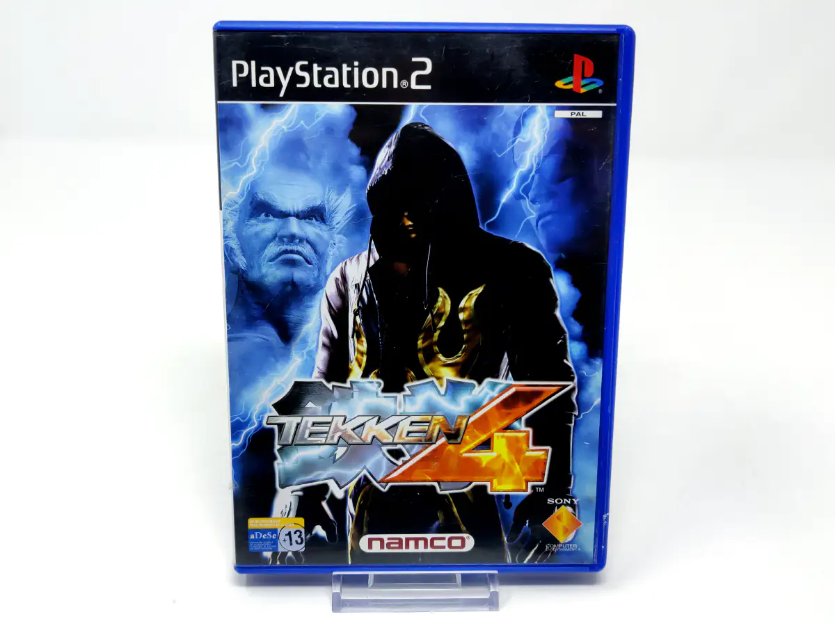 Portada de Tekken 4 (ESP) para PlayStation 2, edición PAL España, de segunda mano