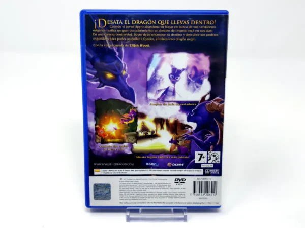 Parte trasera de La Leyenda de Spyro: Un Nuevo Comienzo (ESP) (Rebajado) para PlayStation 2, edición PAL España
