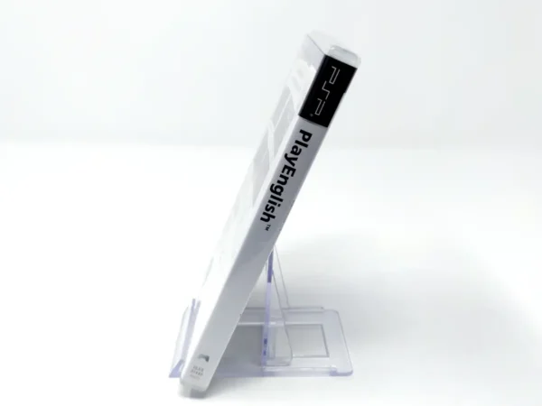Lateral de la caja de PlayEnglish: Desvela el Misterio (ESP) para PSP