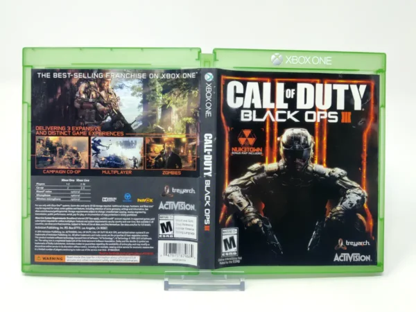 Call of Duty: Black Ops III (USA) (Carátula) para XBOX One / Series X/S, edición NTSC USA, de segunda mano