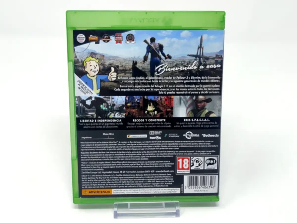 Parte trasera de Fallout 4 (ESP) para XBOX One / Series X/S, edición PAL España