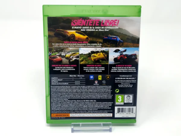 Parte trasera de Forza Horizon 2 (ESP) para XBOX One / Series X/S, edición PAL España