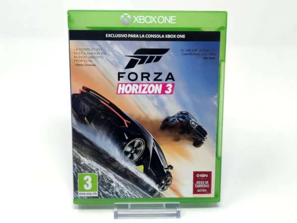 Portada de Forza Horizon 3 (ESP) para XBOX One / Series X/S, edición PAL España, de segunda mano