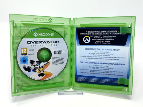 Interior del juego Overwatch (ESP) para XBOX One / Series X/S con disco y manual