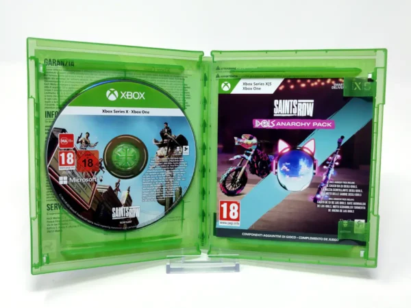 Interior del juego Saints Row (Day One Edition) (ESP) para XBOX One / Series X/S con disco y manual