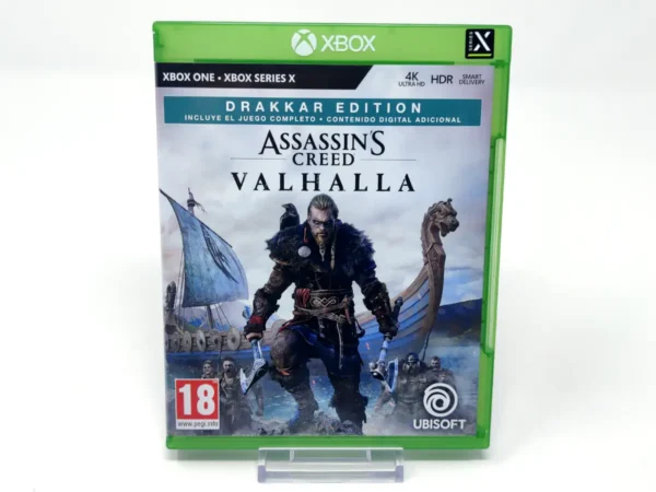 Portada de Assassin's Creed: Valhalla (Drakkar Edition) (ESP) para XBOX One / Series X/S, edición PAL España, de segunda mano