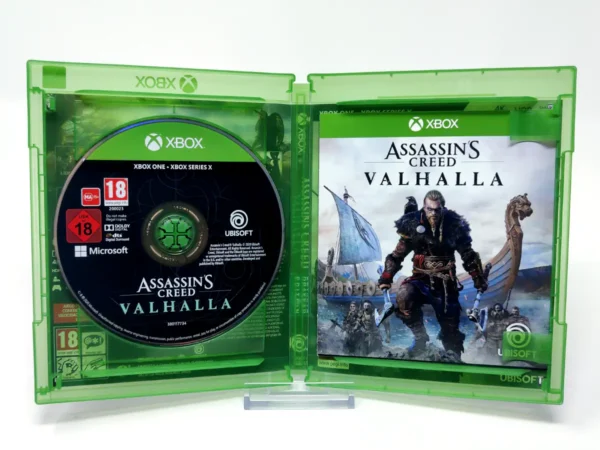 Interior del juego Assassin's Creed: Valhalla (Drakkar Edition) (ESP) para XBOX One / Series X/S con disco y manual