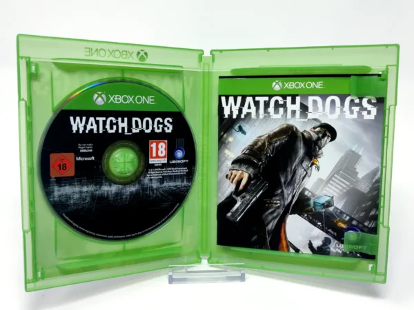 Interior del juego Watch_Dogs (ESP) para XBOX One / Series X/S con disco y manual