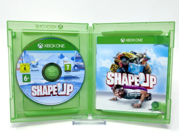 Interior del juego Shape Up (ESP) para XBOX One / Series X/S con disco y manual