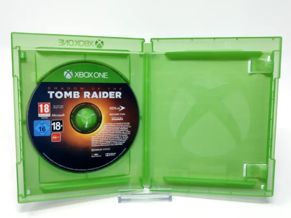 Interior del juego Shadow of the Tomb Raider (ESP) para XBOX One / Series X/S con disco y manual