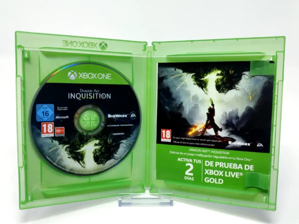 Interior del juego Dragon Age: Inquisition (ESP) para XBOX One / Series X/S con disco y manual