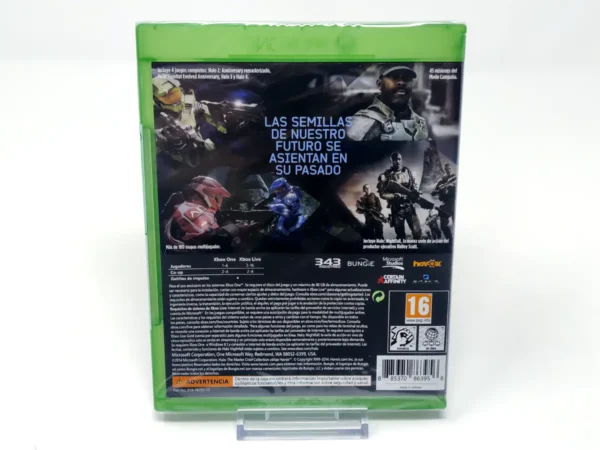 Parte trasera de Halo: The Master Chief Collection (ESP) (Precintado) para XBOX One / Series X/S, edición PAL España