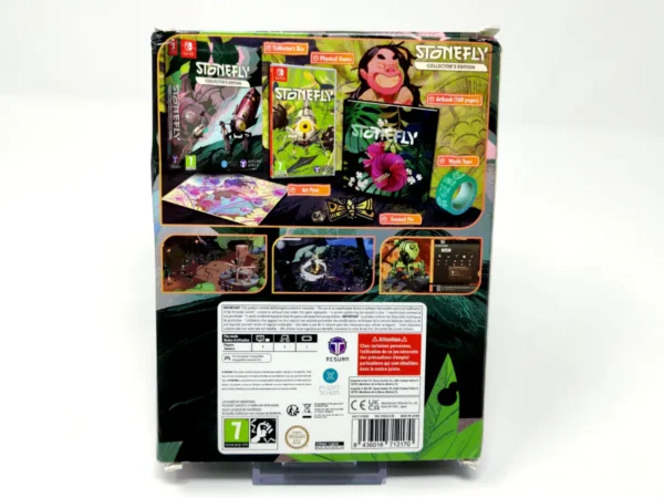 Parte trasera de Stonefly (Collector's Edition) (EUR) para Nintendo Switch, edición PAL EUR