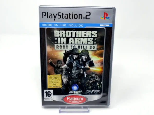 Portada de Brothers in Arms: Road to Hill 30 (ESP) (Platinum) para PlayStation 2, edición PAL España, de segunda mano