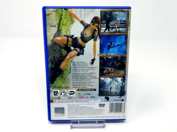 Parte trasera de Lara Croft Tomb Raider: Legend (ESP) (Rebajado) para PlayStation 2, edición PAL España