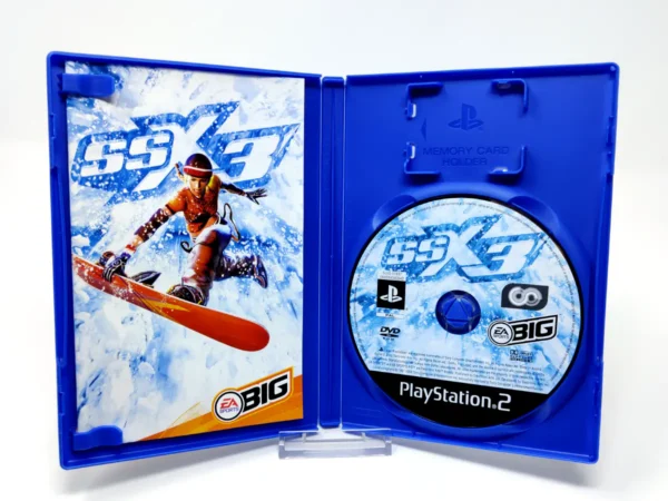 Interior del juego SSX 3 (ESP) para PlayStation 2 con disco y manual