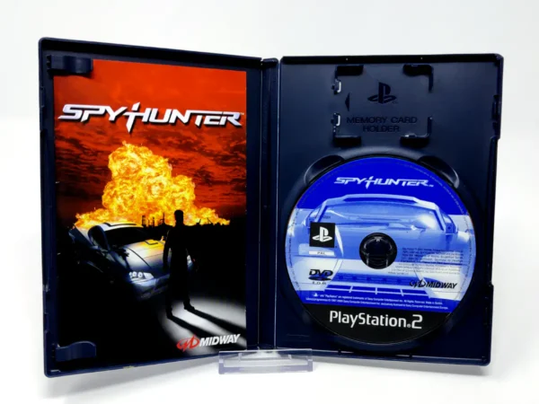 Interior del juego SpyHunter (ESP) para PlayStation 2 con disco y manual