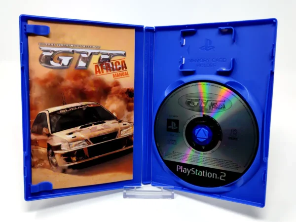 Interior del juego GTC: Africa (ESP) para PlayStation 2 con disco y manual