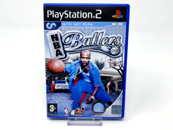 Portada de NBA Ballers (ESP) para PlayStation 2, edición PAL España, de segunda mano