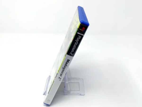 Lateral de la caja de Madagascar 2 (ESP) para PlayStation 2