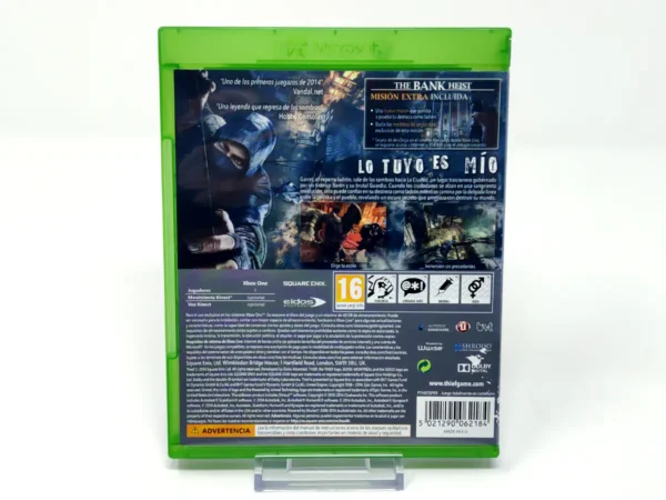 Interior del juego Thief (ESP) (Steelbook) para XBOX One / Series X/S con disco y manual