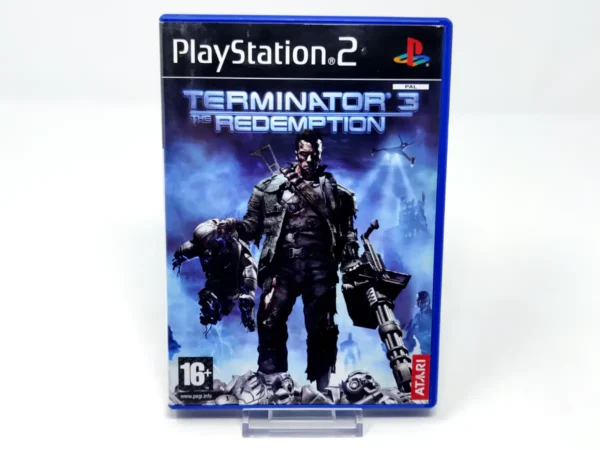 Portada de Terminator 3: The Redemption (ESP) para PlayStation 2, edición PAL España, de segunda mano