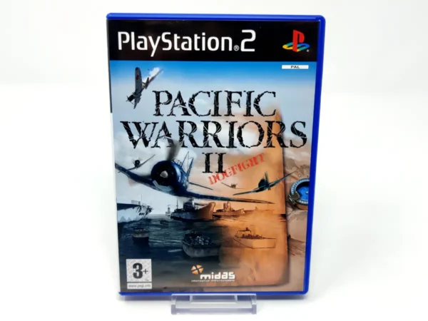 Portada de Pacific Warriors II: Dogfight (ESP) para PlayStation 2, edición PAL España, de segunda mano