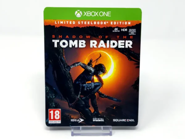 Portada de Shadow of the Tomb Raider (Limited Steelbook Edition) (ESP) para XBOX One / Series X/S, edición PAL España, de segunda mano