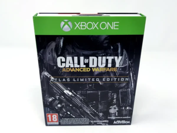 Parte trasera de Call of Duty: Advanced Warfare (Atlas Limited Edition) (ESP) para XBOX One / Series X/S, edición PAL España