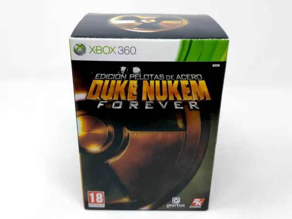 Lateral de la caja de Duke Nukem Forever (Edición Pelotas de Acero) (ESP) para XBOX 360