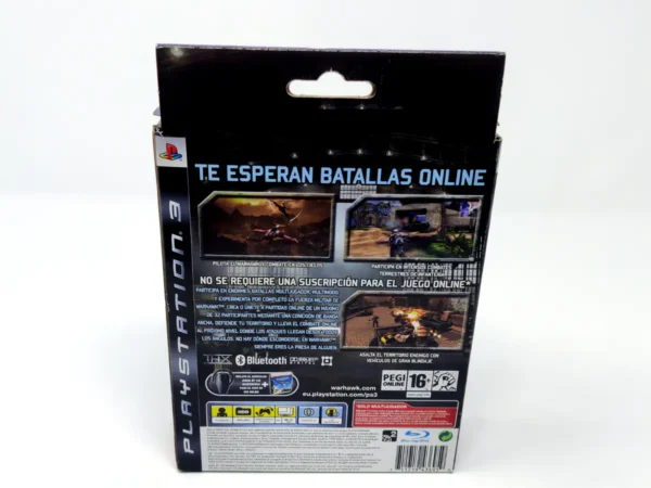 Lateral de la caja de WarHawk (ESP) (Rebajado) para PlayStation 3