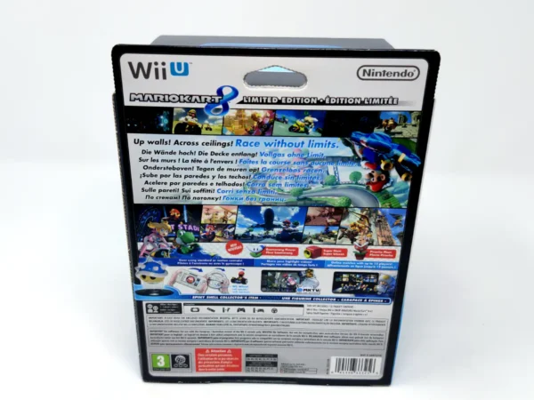 Lateral de la caja de Mario Kart 8 (Limited Edition) (ESP) para Nintendo Wii U