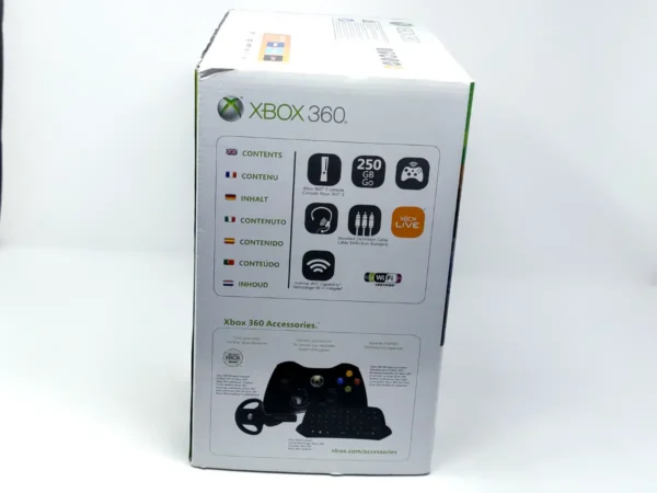 XBOX 360 SLIM 250GB (Consola) (Bundle Pack) para XBOX 360, edición PAL España, de segunda mano