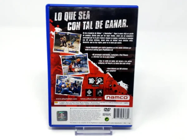 Parte trasera de Urban Reign (ESP) (Rebajado) para PlayStation 2, edición PAL España