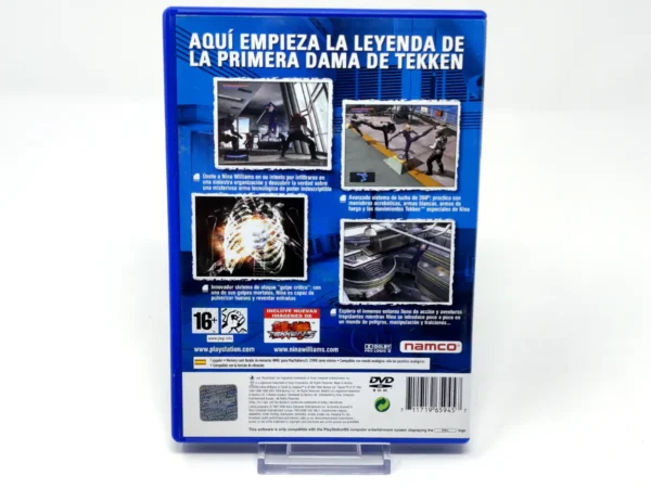 Parte trasera de Death by Degrees: Seducción Letal (ESP) para PlayStation 2, edición PAL España