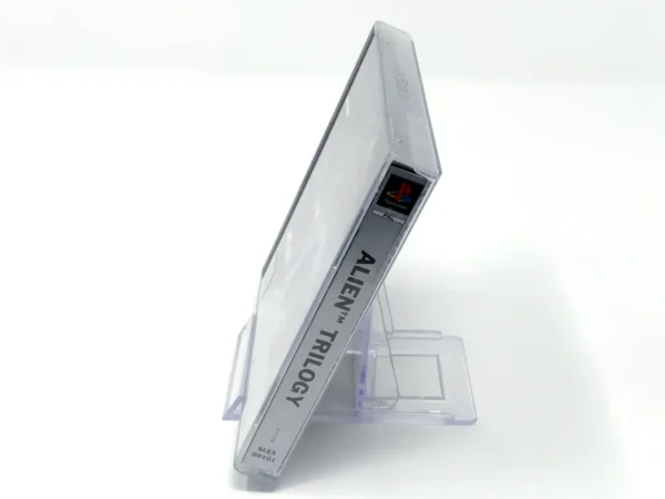 Lateral de la caja de Alien Trilogy (ESP) (Platinum) para PlayStation