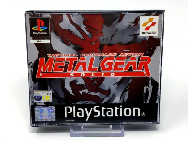 Portada de Metal Gear Solid (ESP) para PlayStation, edición PAL España, de segunda mano