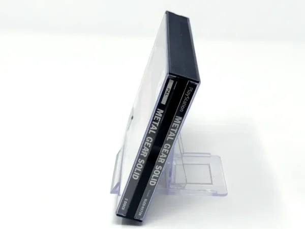 Lateral de la caja de Metal Gear Solid (ESP) para PlayStation