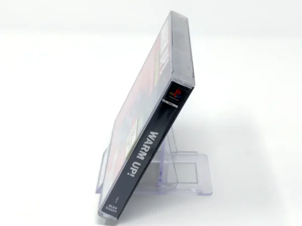 Interior del juego Warm Up! (ITA) para PlayStation con disco y manual