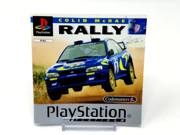 Lateral de la caja de Colin McRae Rally (ESP) (Platinum) para PlayStation