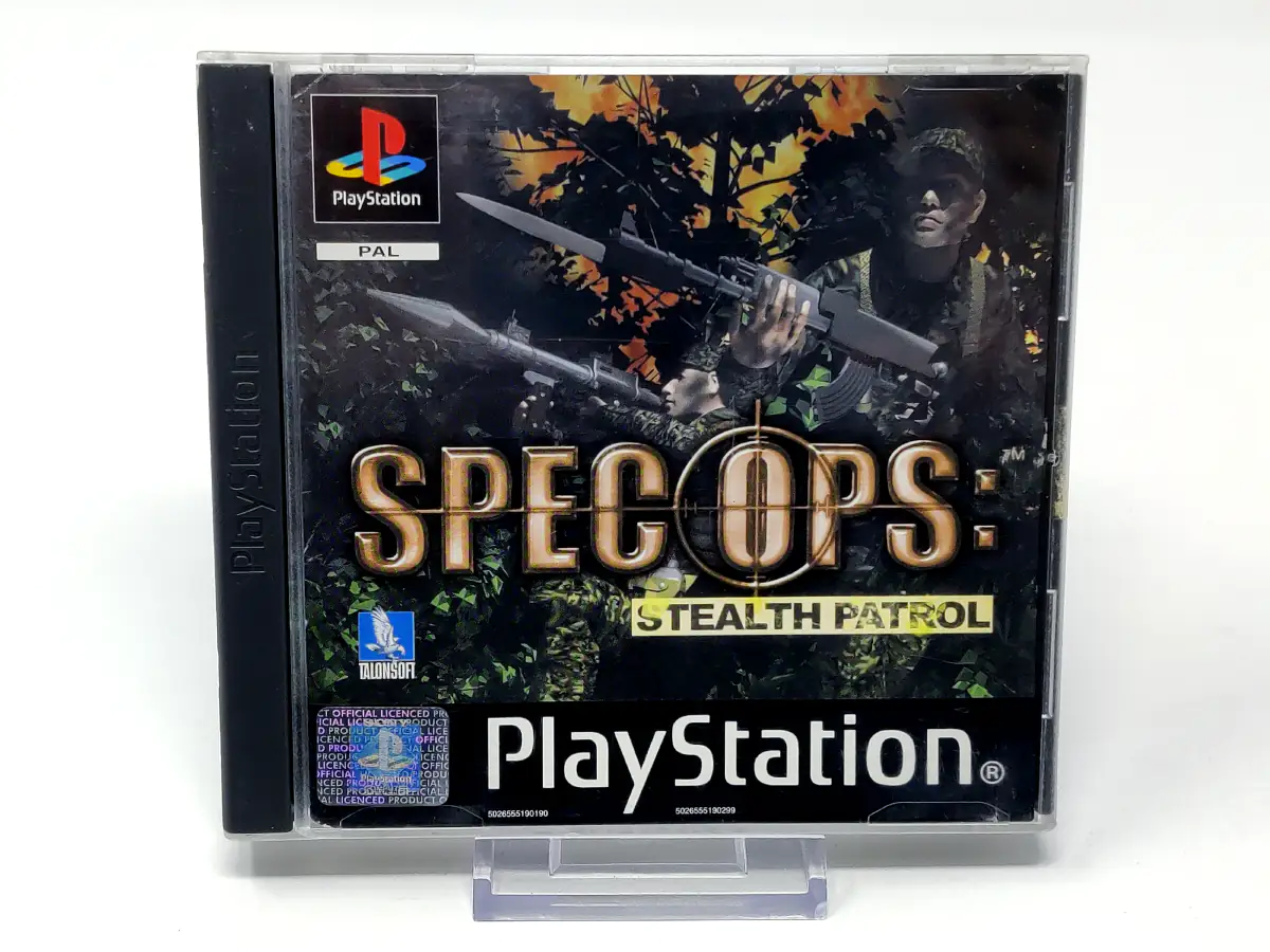 Portada de Spec Ops: Stealth Patrol (ESP) para PlayStation, edición PAL España, de segunda mano