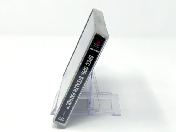 Lateral de la caja de Spec Ops: Stealth Patrol (ESP) para PlayStation