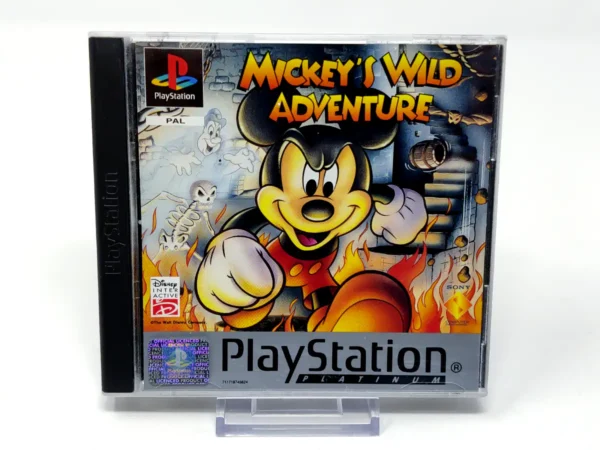 Portada de Mickey's Wild Adventure (ESP) (Platinum) para PlayStation, edición PAL EUR, de segunda mano