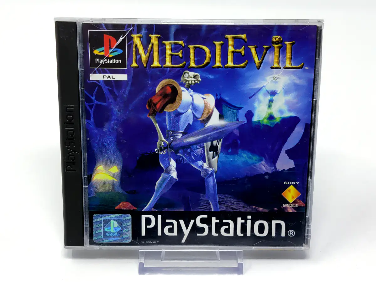 Portada de MediEvil (ESP) (Rebajado) para PlayStation, edición PAL España, de segunda mano