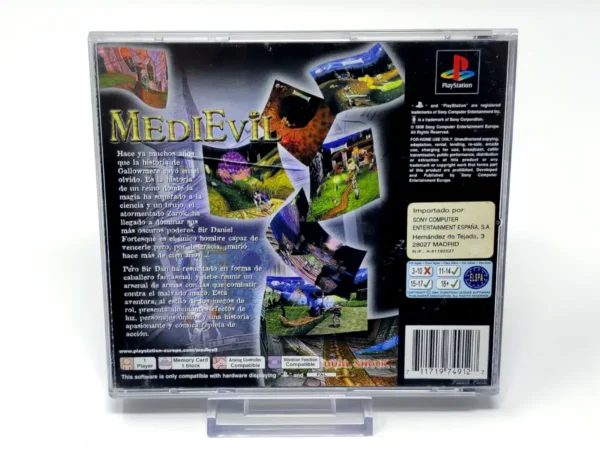 Parte trasera de MediEvil (ESP) (Rebajado) para PlayStation, edición PAL España