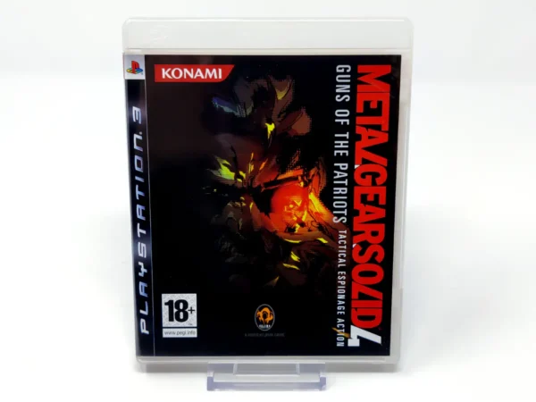 Detalle de Metal Gear Solid 4: Guns of the Patriots (ESP) (Cubre Cartón) para PlayStation 3