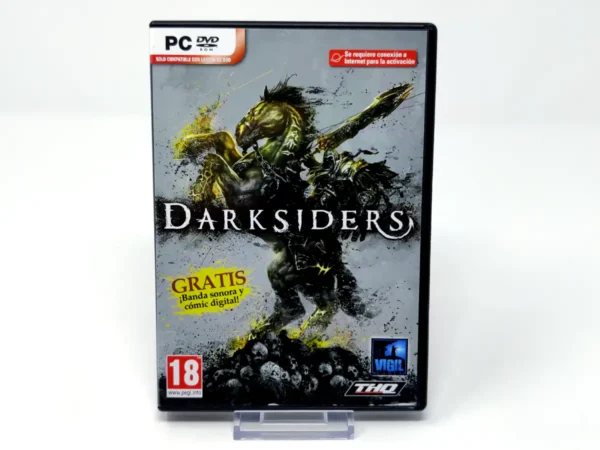 Portada de Darksiders (ESP) para PC, edición PAL España, de segunda mano